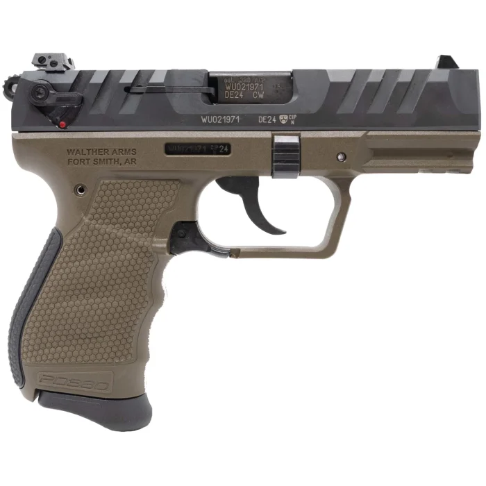 WALTHER PD380 GREEN 380 AUTO 3.7" 9-RD SEMI-AUTO PISTOL