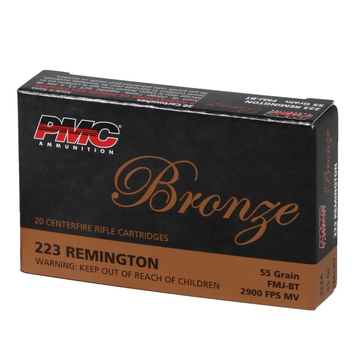 PMC Bronze 223 Rem 55GR FMJBT